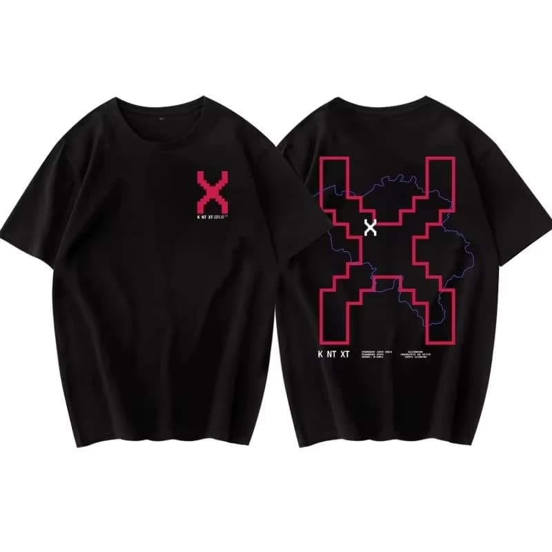 Camicia a maniche corte stampata alla moda e casual di Charlotte De Witte Charlotte Top 100 DJ, streetwear sportivo per coppie