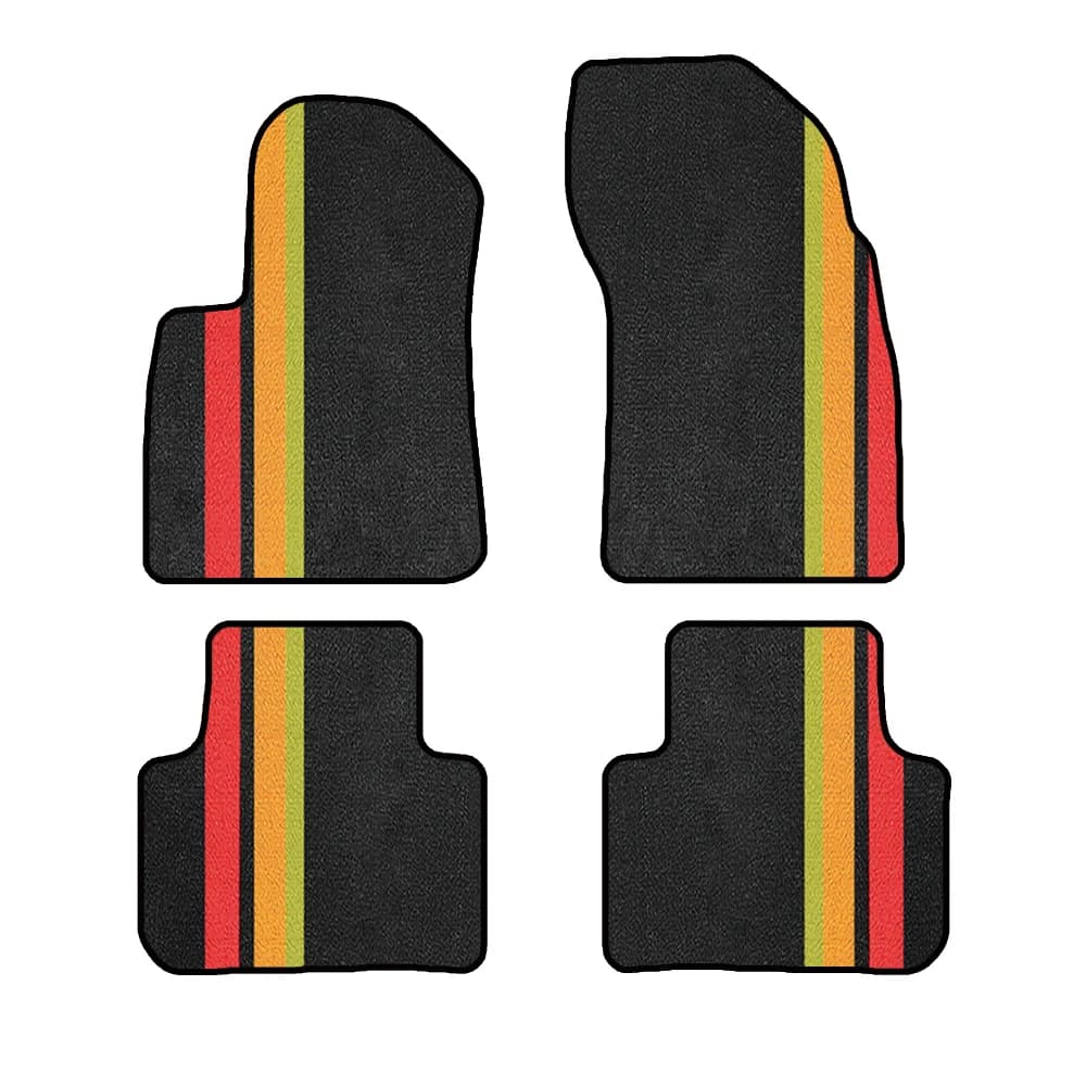For Volkswagen Tuareg 2018-2025 CR Car Mats with Buttons Waterproof Non-slip Car Mats Car Accessories