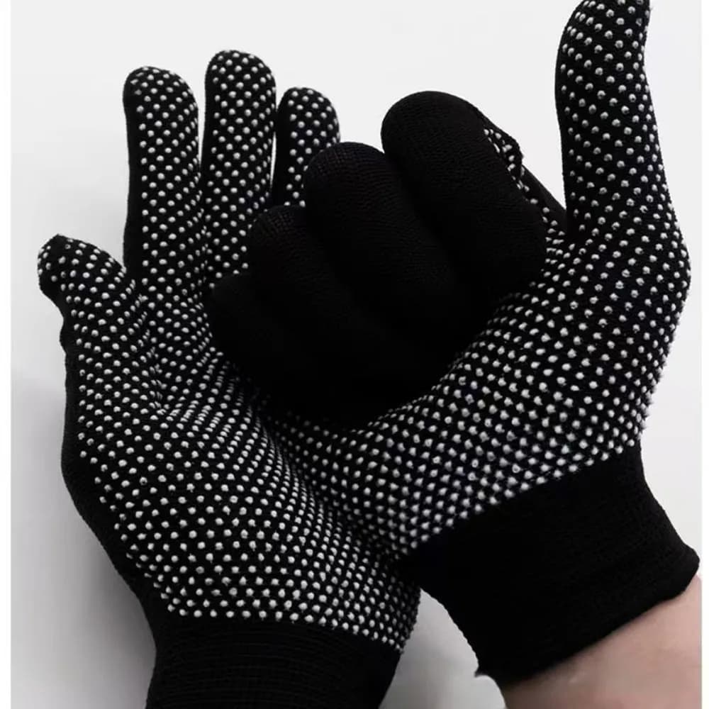 Guanti in nylon antiscivolo touchscreen per uomo e donna, estivi, per equitazione, sport, fitness, traspiranti, con protezione solare per le dita
