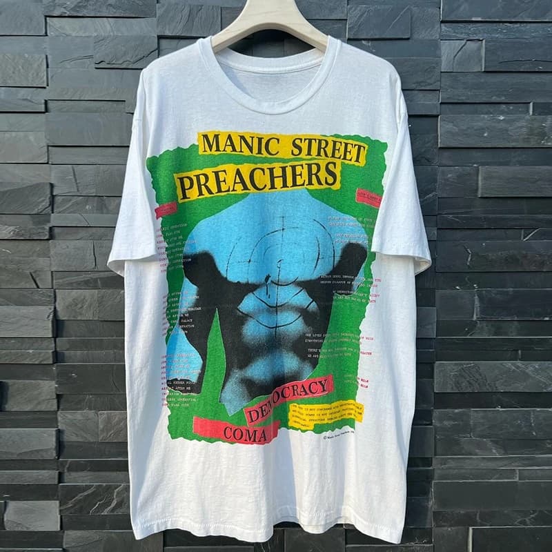T-shirt a maniche corte alla moda Manic Street Preachers FOG High Street