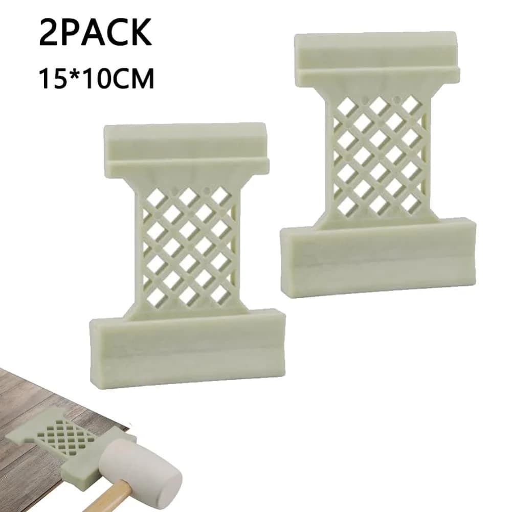 2 pezzi installazione pavimenti in legno blocco di maschiatura blocco di maschiatura in nylon strumento blocco di maschiatura per pavimenti in PVC per l'installazione di pavimento in laminato