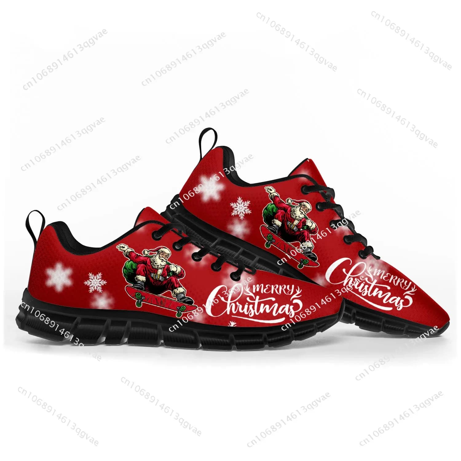 New Christmas Sports Shoes Women's Custom Gymnastics Shoes For Men's Customized Casual Shoes High Quality Couple