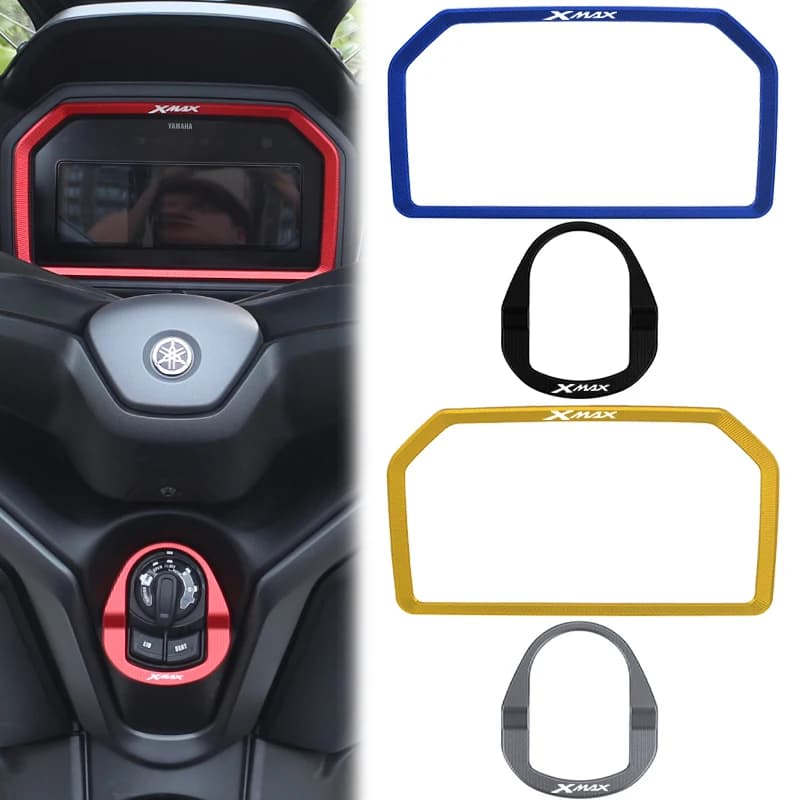 For YAMAHA XMAX 300 XMAX300 2025 Motorcycle Screen Protector Dashboard Electric Door Lock Switch Cover Cap Protecto