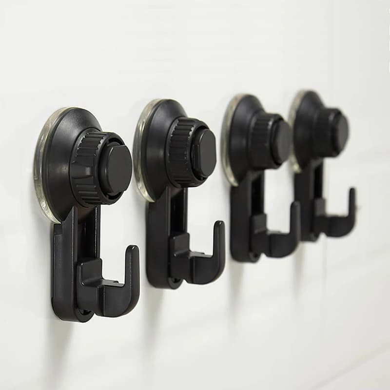 1 Pezzo Ganci a Ventosa Robusti Autoadesivi per Porta e Parete, Appendiabiti, Portasciugamani per Cucina e Bagno