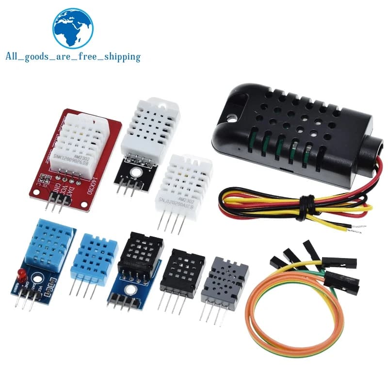 DHT22 AM2302 DHT11/DHT12 AM2320 AM2120 Digital Temperature Humidity Sensor Module Card for 4pin High Precision Arduino