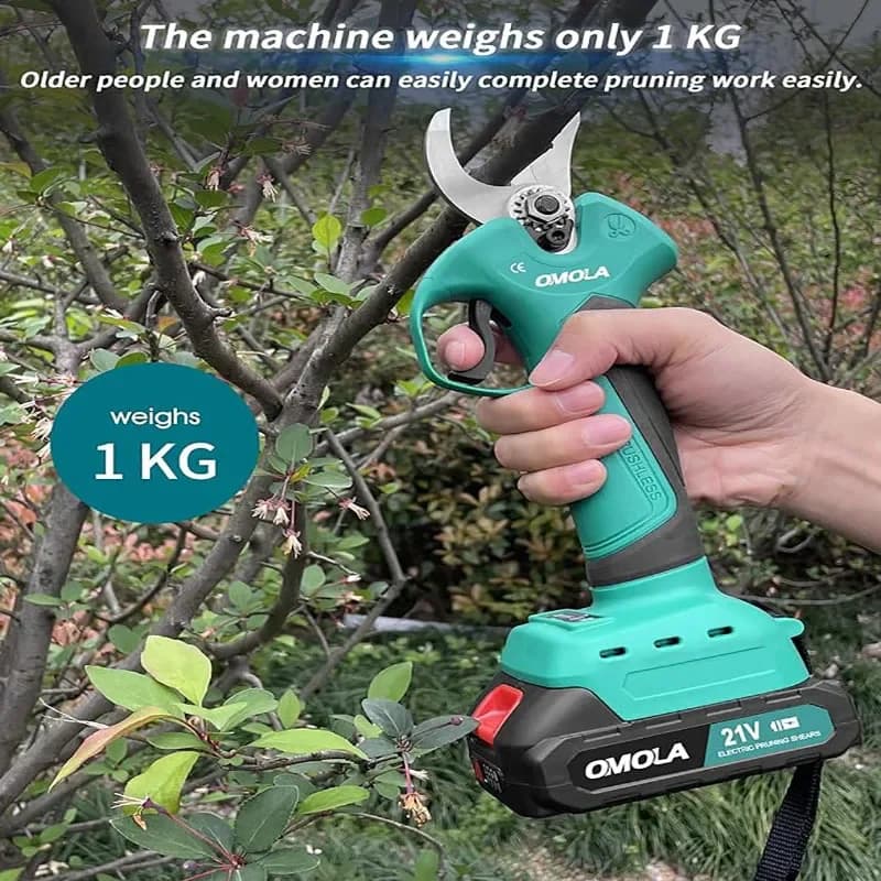 Durable Lithium Battery Garden Fruit Tree Pruning Shears 3.0 Open Lithium Battery High-performance Electric Shears