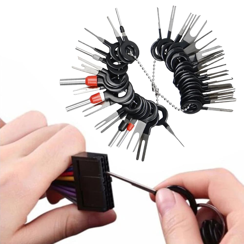 11/18/26 Pz Auto Terminal Removal Tools Electric Harness Harness Crimp Connector Spills Extractor Kit Keys Automotive Spin Extractors