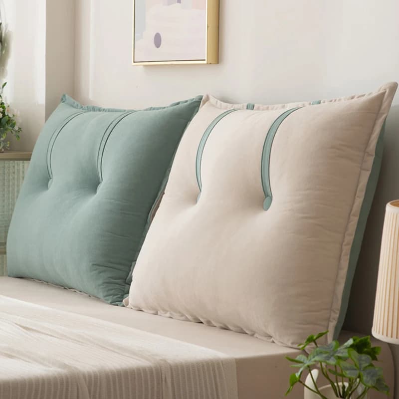 Cuscino da pavimento Cuscino a fiori Sedia da ufficio Cuscino per testiera Schienale Pacchetto morbido Cuscino di supporto lombare per letto Cuscino per schienale per divano
