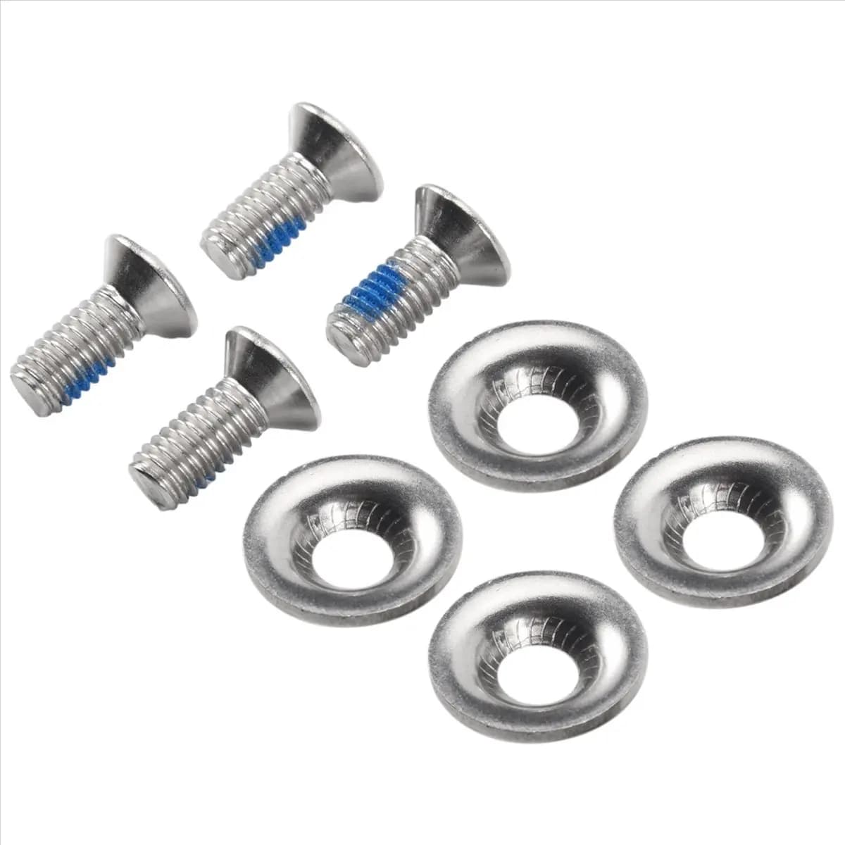 【STOCK】Snowboard Binding Screw Set Include 4 Pieces Snowboard Mounting Screws and 4 Pieces Snowboarding Screw Washers