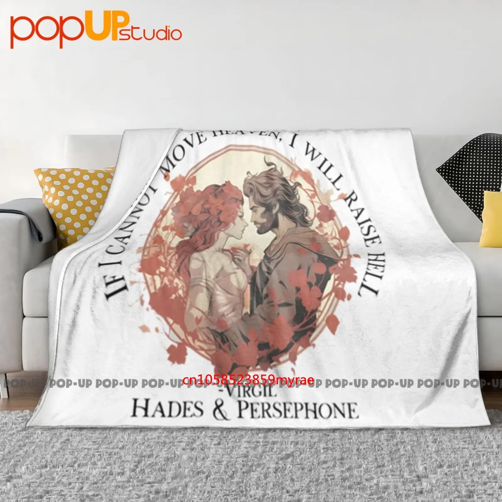 Hades And Persephone Dea della mitologia greca Dark Academia Art Coperta ultra morbida Trapunta Copridivano invernale Copriletto