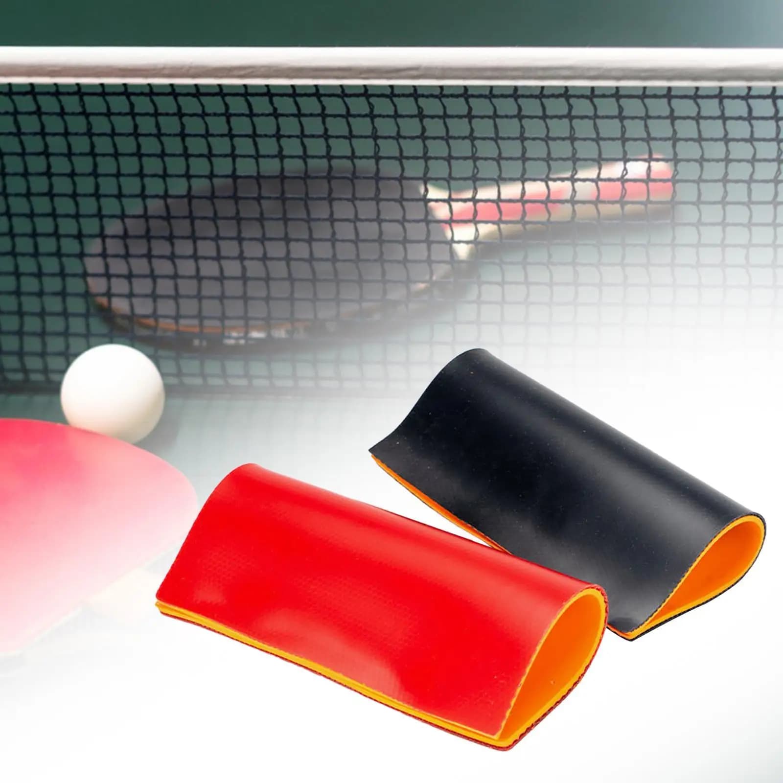 2x Table Tennis Rubber Cover Easy to Use Wear Resistant Table Tennis Racket Lightweight Non Slip for Home Use Training Adults