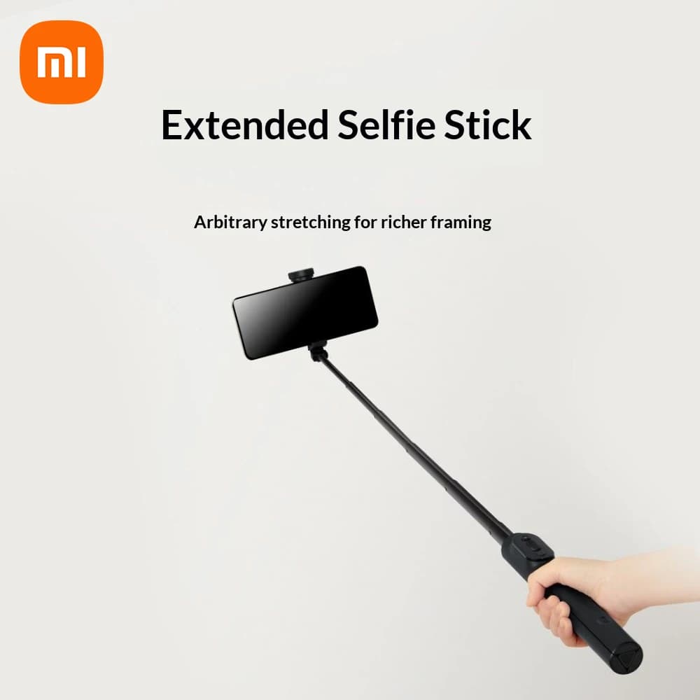 Xiaomi Zoom Stand Selfie Stick 2 Treppiede 230g Telecomando Bluetooth Pieghevole Estensibile 830mm Max Monopiede 360 ° Stick Stabile
