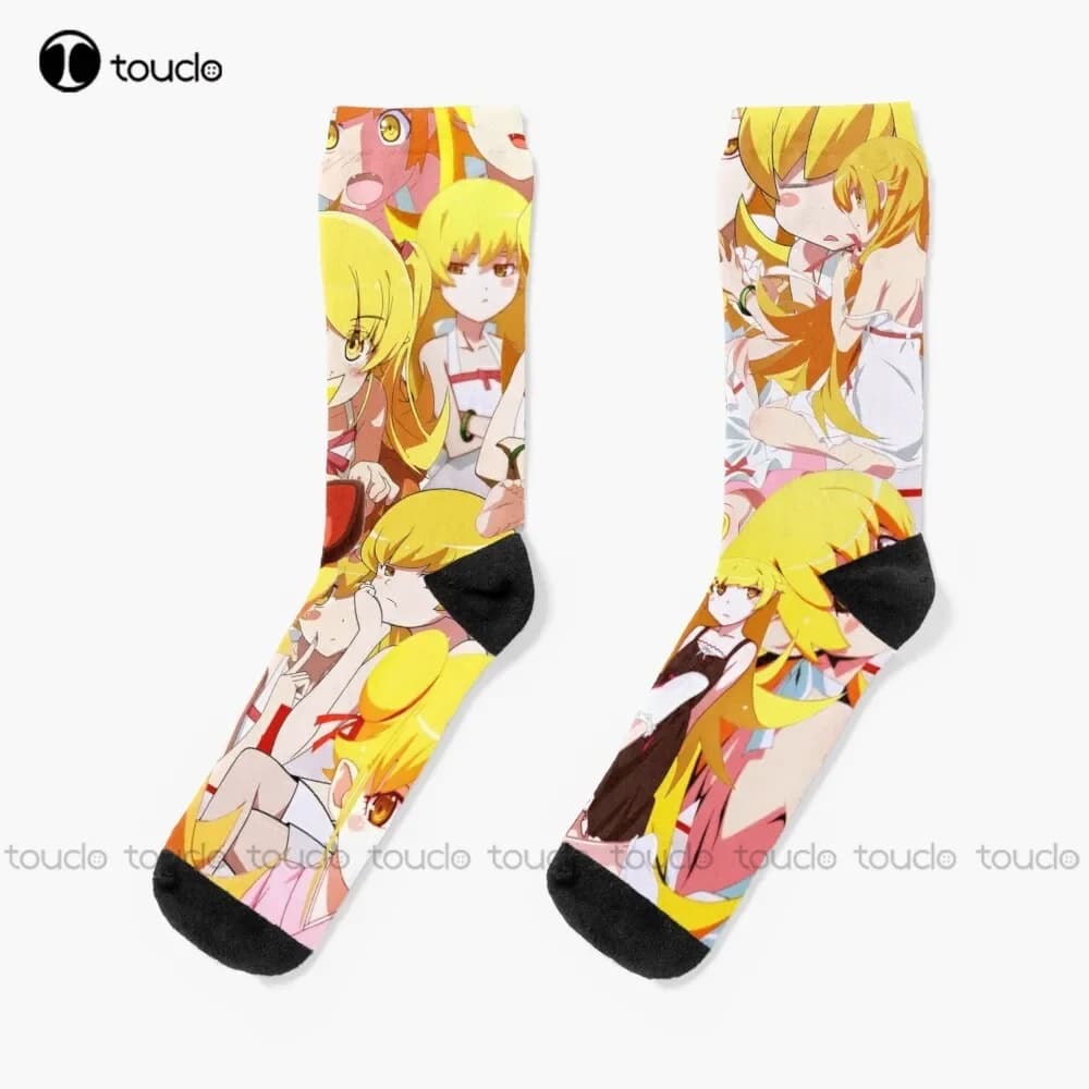 Shinobu anime collage Socks soccer socks women 360°