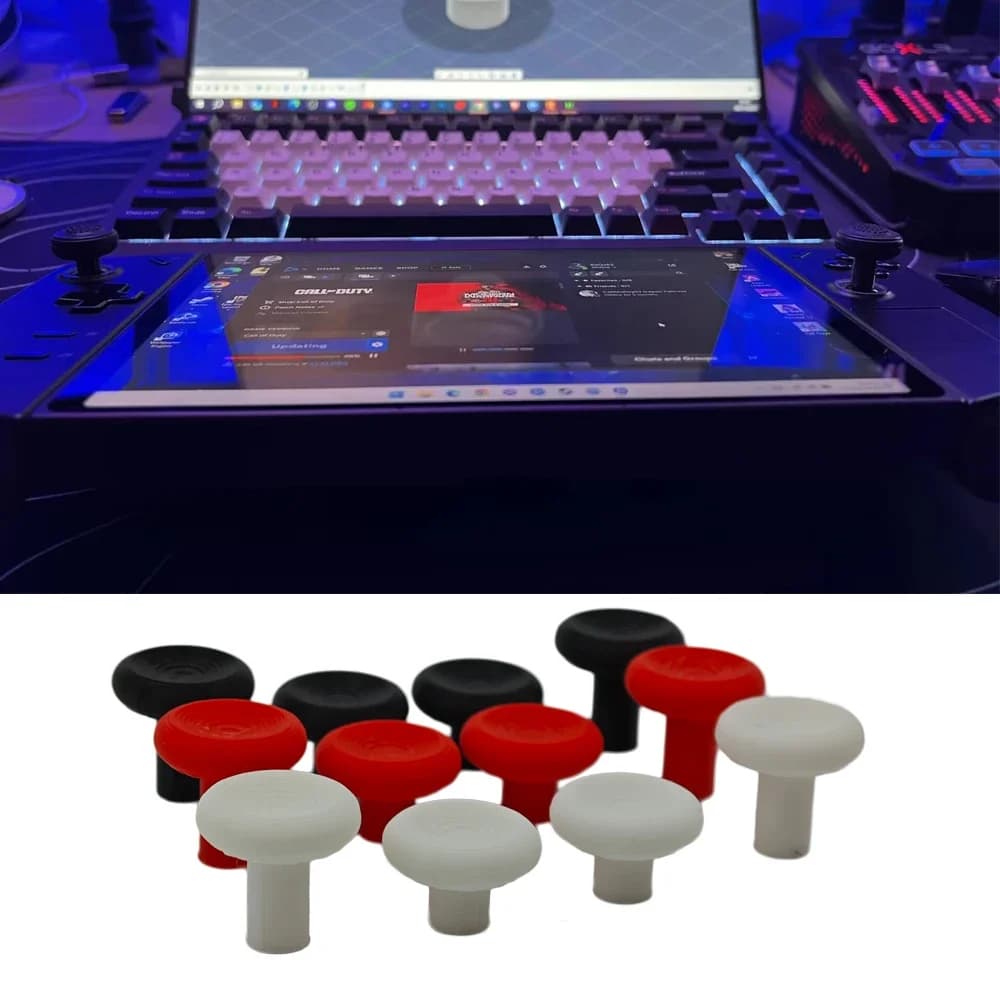 Per il controller della maniglia del gioco Legion Go 1 paio di tappi bilancieri modificati di ricambio per joystick a bilanciere colorato