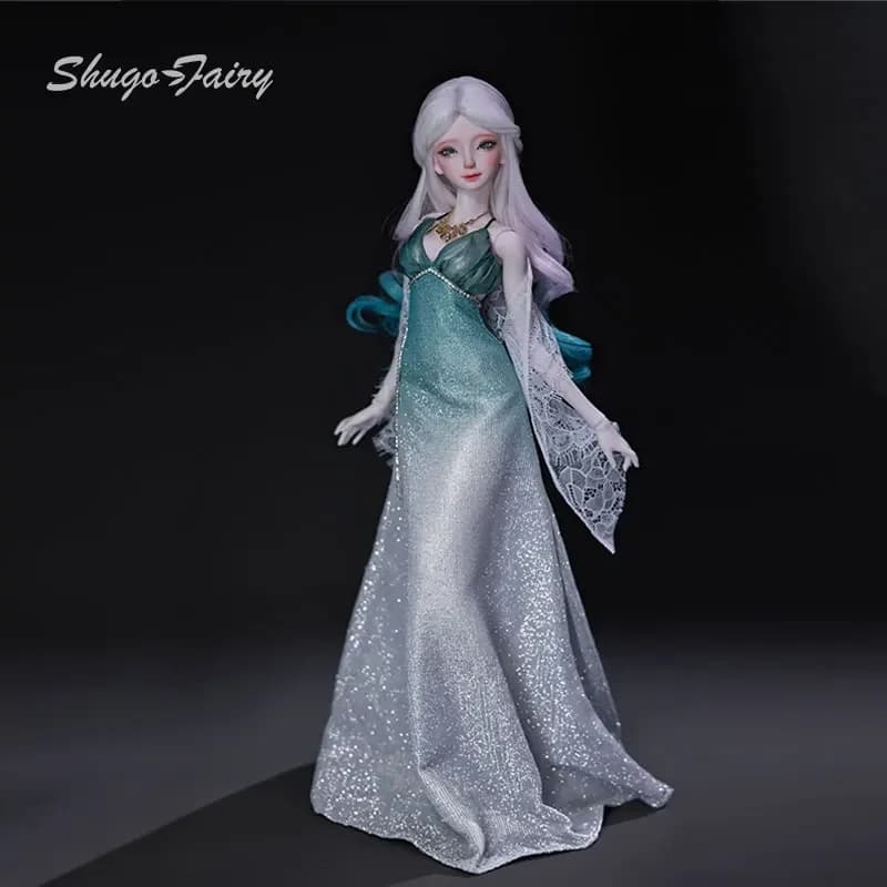 ShugaFairy Xana 1/4 Bjd Doll Big Chest Rainbow Series Moderno Stile semplice Elegante abito ciano Bambole con snodo sferico di alta qualità