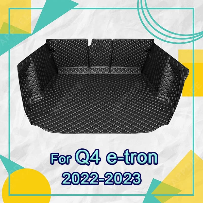 Tappetino per bagagliaio a copertura totale automatica per Audi Q4 E-Tron 2022 2023 tappetino per bagagliaio per Auto fodera per bagagliaio accessori per la protezione interna