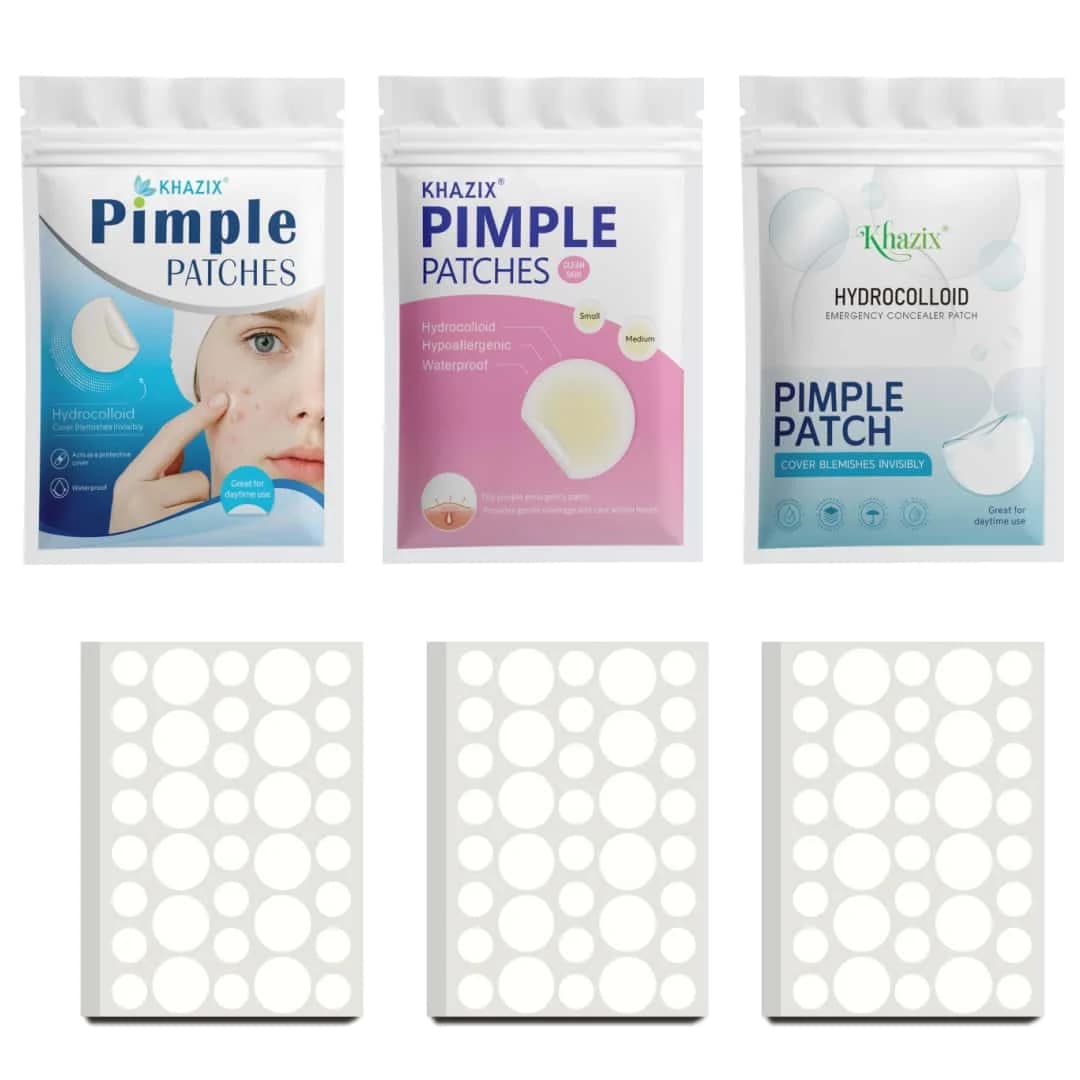 360 pieces of invisible hydrocolloid patches for acne - stickers concealer for imperfections and pimples for face, fast fixing for breakouts,