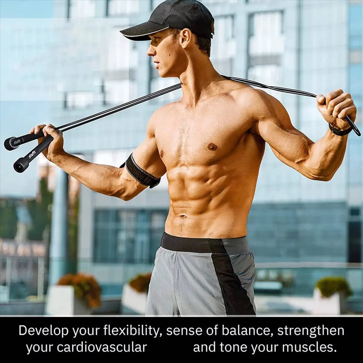 【A97zActivity】2X New Lightweight Jump Rope for Fitness and Exercise-Adjustable Jump Ropes with Handles Jumping Rope for Workout