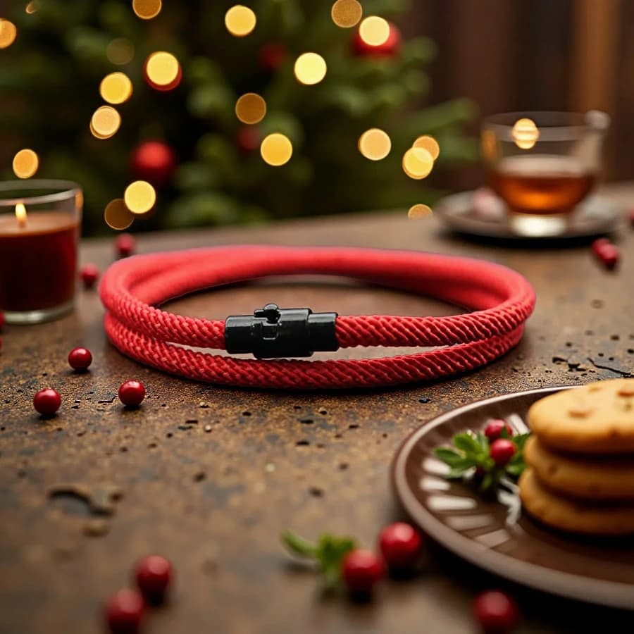 Noter 2026 New Year Rope Bracelet Unisex A Grade 4mm String Charm Braslet Handmade Braided Friendship Braclet Boyfriend Gift