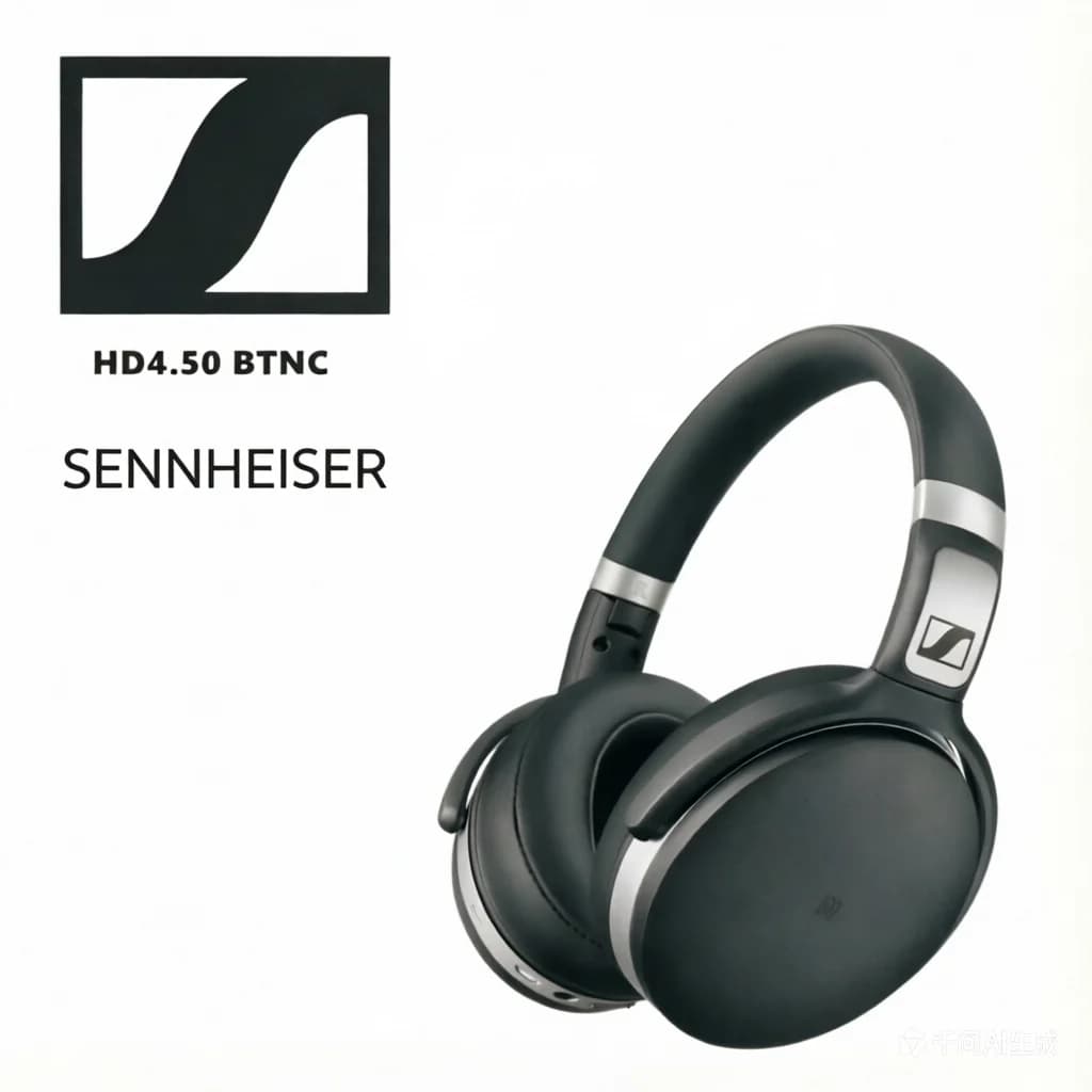 Cuffie Wireless Sennheiser HD 4.50 BTNC - Cancellazione Attiva del Rumore, 25 Ore di Autonomia. Cuffie Pieghevoli Over-Ear con Funzione Always-On.