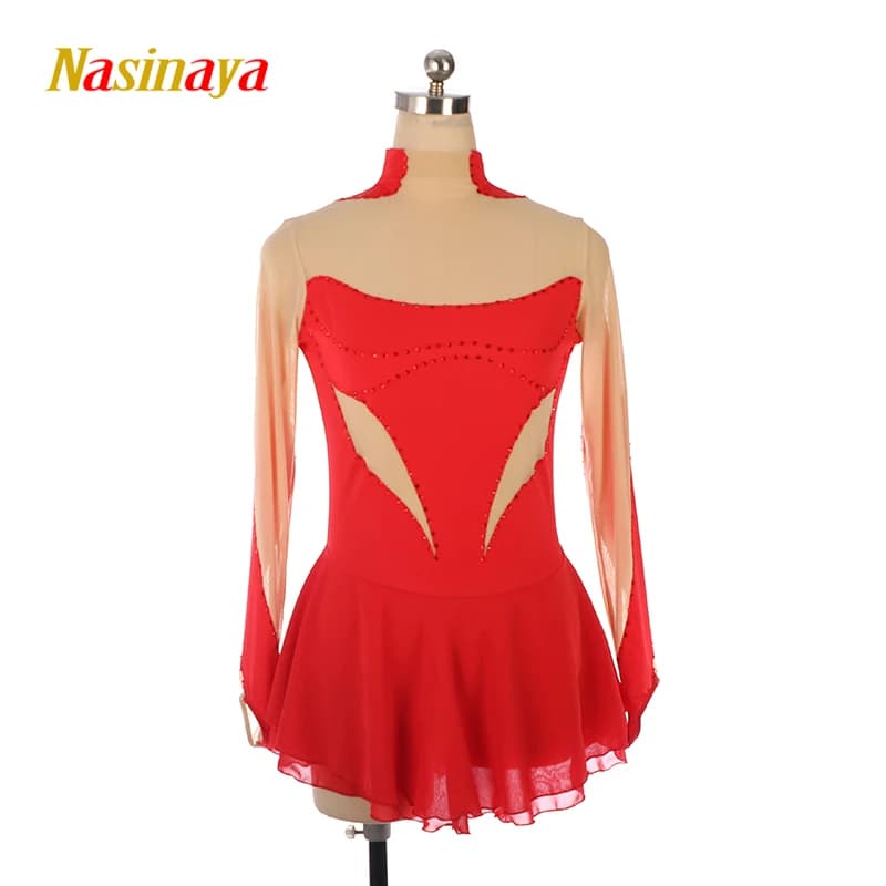 Figure skating costume, ice skating costume, performance costume, adult girls' competition grading skirt