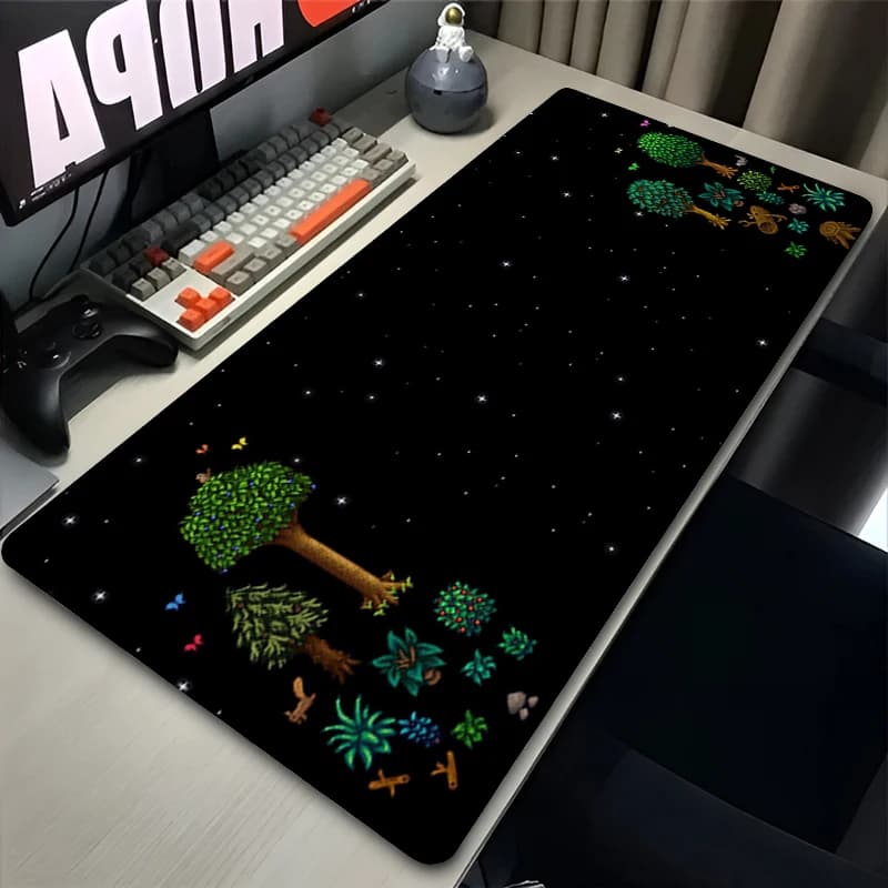 Tappetino per mouse da gioco grande S-stardew Valley Regali Tappetini per mouse morbidi Tappetini da scrivania per PC Tappetini per tastiera Tappeto da tavolo 900x400 Tappetino per mouse per computer