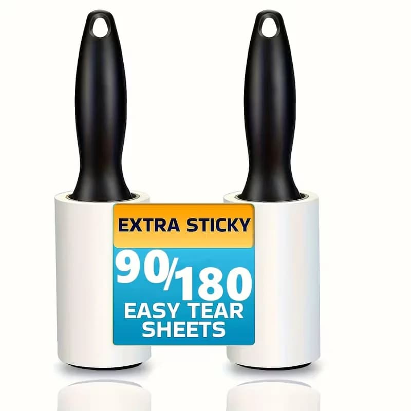 Extra Sticky Lint Roller for Pet Hair Removal - Ideal for Furniture, Clothes & Carpets | Dog & Cat Fur Cleaner, Lint Remover for