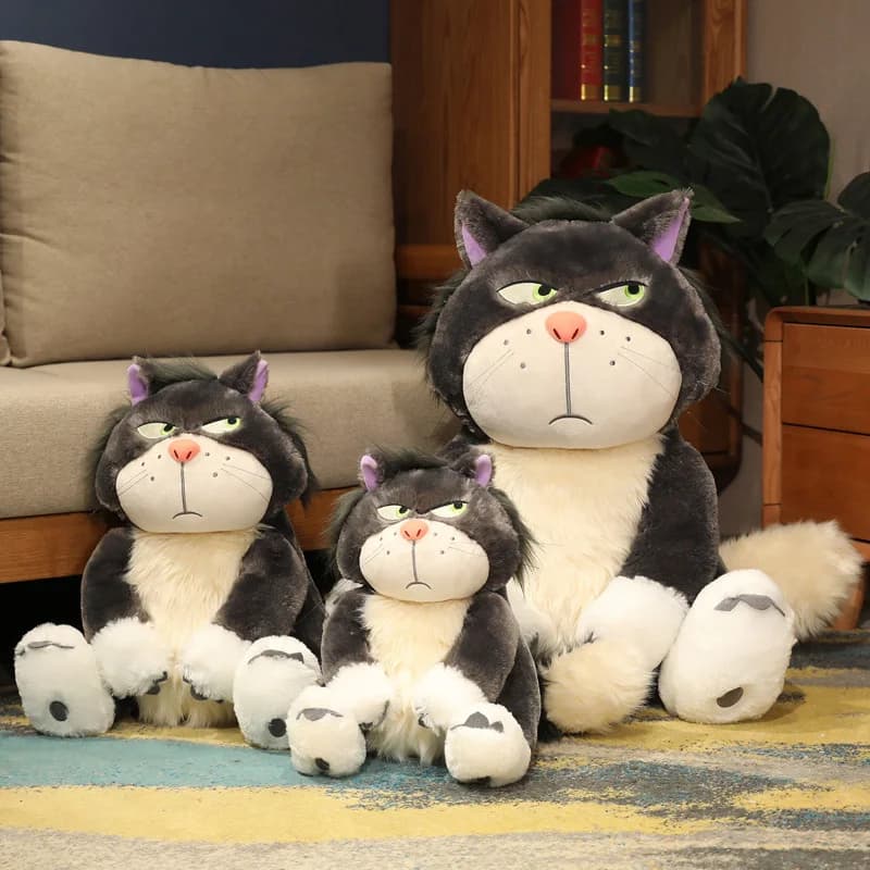15-65 cm Kawaii Cenerentola Lucifero Gatto Giocattoli di peluche Morbido Anime Cartoon Principessa Bambini Animali di peluche Bambola Regali di compleanno per bambini