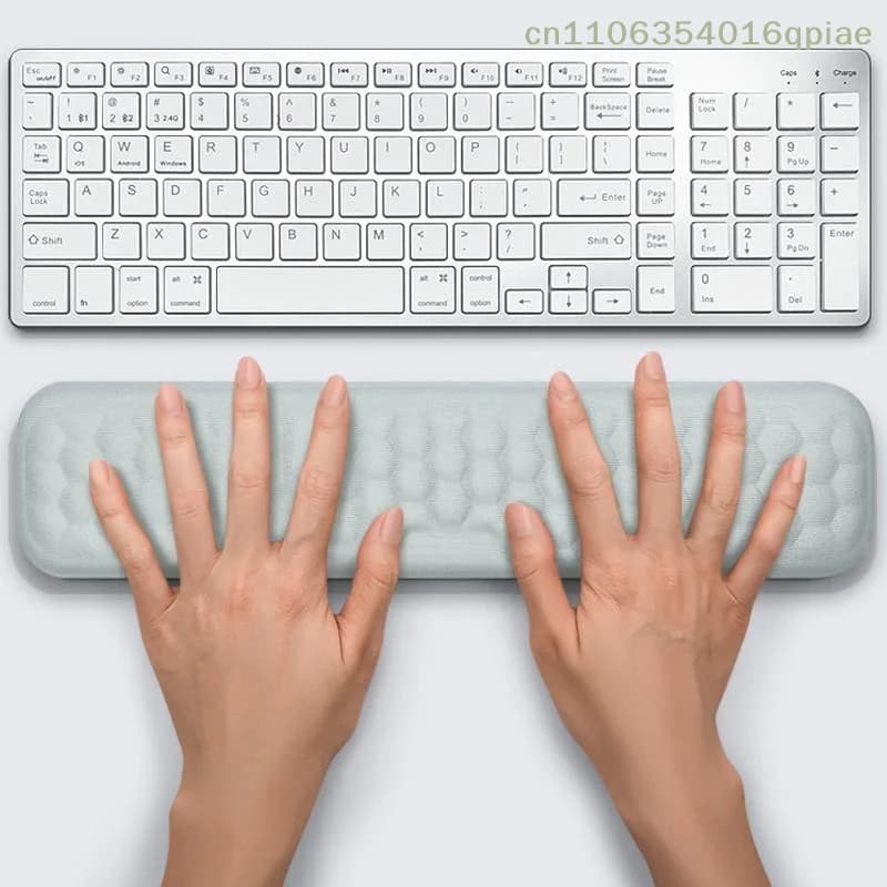 Supporto per Polso con Massaggio per Tastiera e Mouse, Protezione e Relax per PC Gaming e Laptop