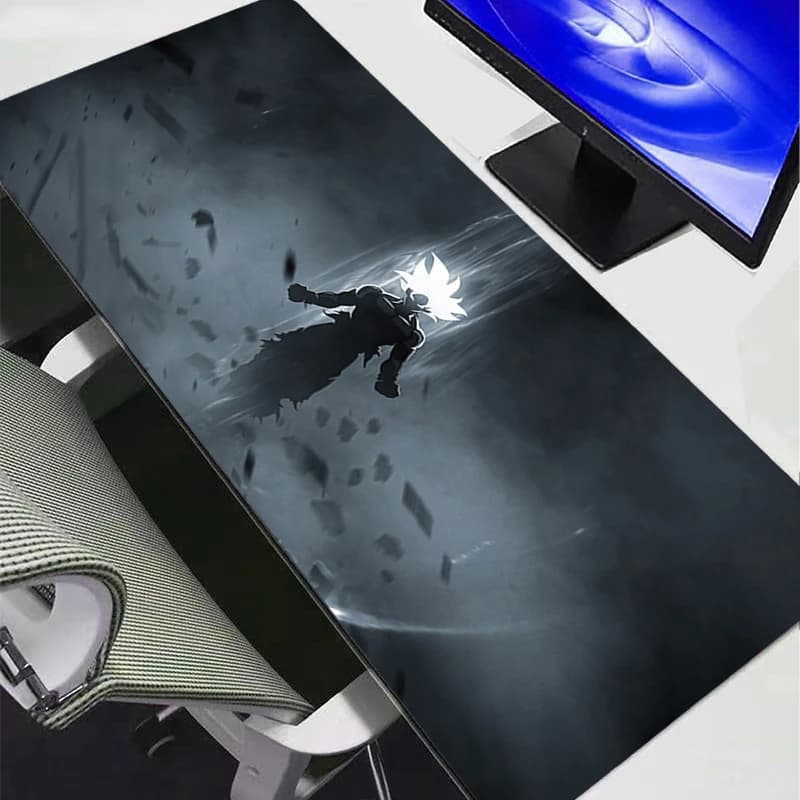 DBZ Mouse Pad Anime Dragon Ball Gamers Decoracion Gamer Tappetino da scrivania Mousepad XXL Accessori da gioco Varmilo Tappeto per tastiera