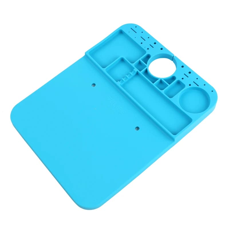 Tappetino per saldatura isolante in silicone per isolamento termico Tappetino per supporto per microscopio binoculare stereo per microscopio trinoculare ad alta temperatura