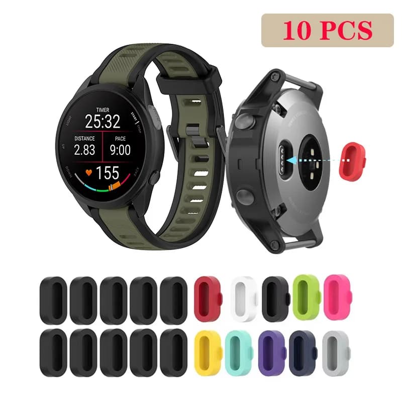 Tappo di copertura antipolvere per Garmin Venu 3 3s/ Venu sq 2/2s / Vivoactive 4 5 4s / 165 245 645 255 255S 265 265S Spina antipolvere