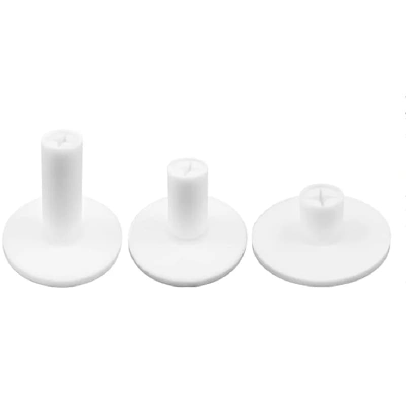 Tee da golf per allenamento, confezione da 3 pezzi, 25mm/38mm/50mm, in gomma, per interni ed esterni, per campo pratica e tappetino da allenamento