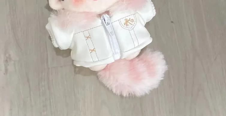 2026 New 10cm Cosplay Small Leather Jacket Trendy New Cotton Doll Clothes Doll Clothes Set