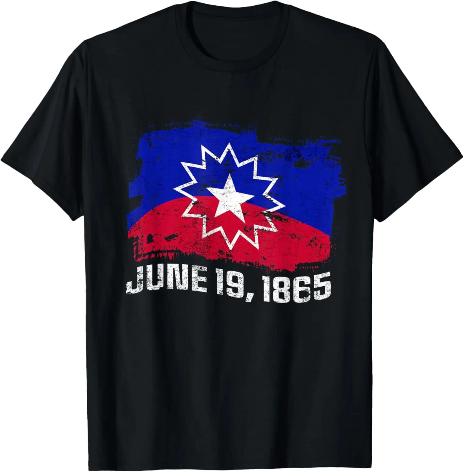 June 19 1865 Juneteenth Flag Freedom Black History T-Shirt