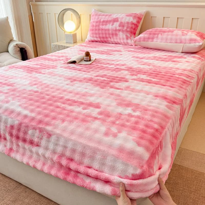 A new high weight warm bed hat in fake rabbit plush 2025 Simmons Simmons winter wrap with elastic headdress