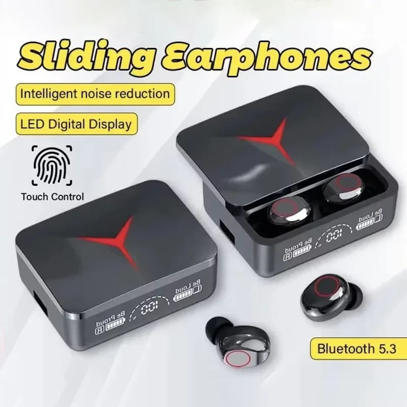 Auricolari Bluetooth wireless TWS Cuffie da gioco con controllo touch Cuffie stereo HIFI con riduzione del rumore con microfono per iPhone