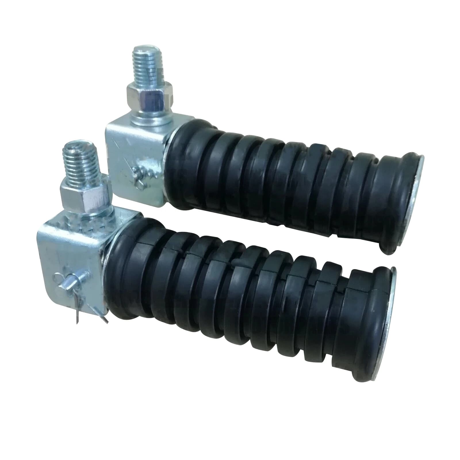 1 paio universale moto passeggero posteriore pedane poggiapiedi pedane poggia filettatura 10mm parti del motociclo