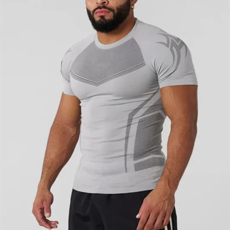 Magliette a Maniche Corte da Uomo 2026, Asciugatura Rapida, per Fitness, Ciclismo, Corsa Estiva, Allenamento, Abbigliamento da Palestra