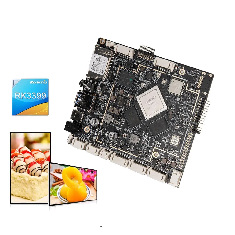 Piccola scheda ARM incorporata Android RK3399 LCD PCBA con scheda Micro SD di controllo driver LVDS