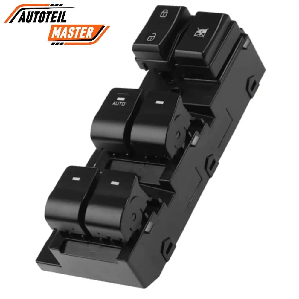 93570-F20004X Interruttore di Controllo Finestrino Elettrico Anteriore Sinistro Nero per Hyundai Elantra / Avante / Lantra 2017-2020