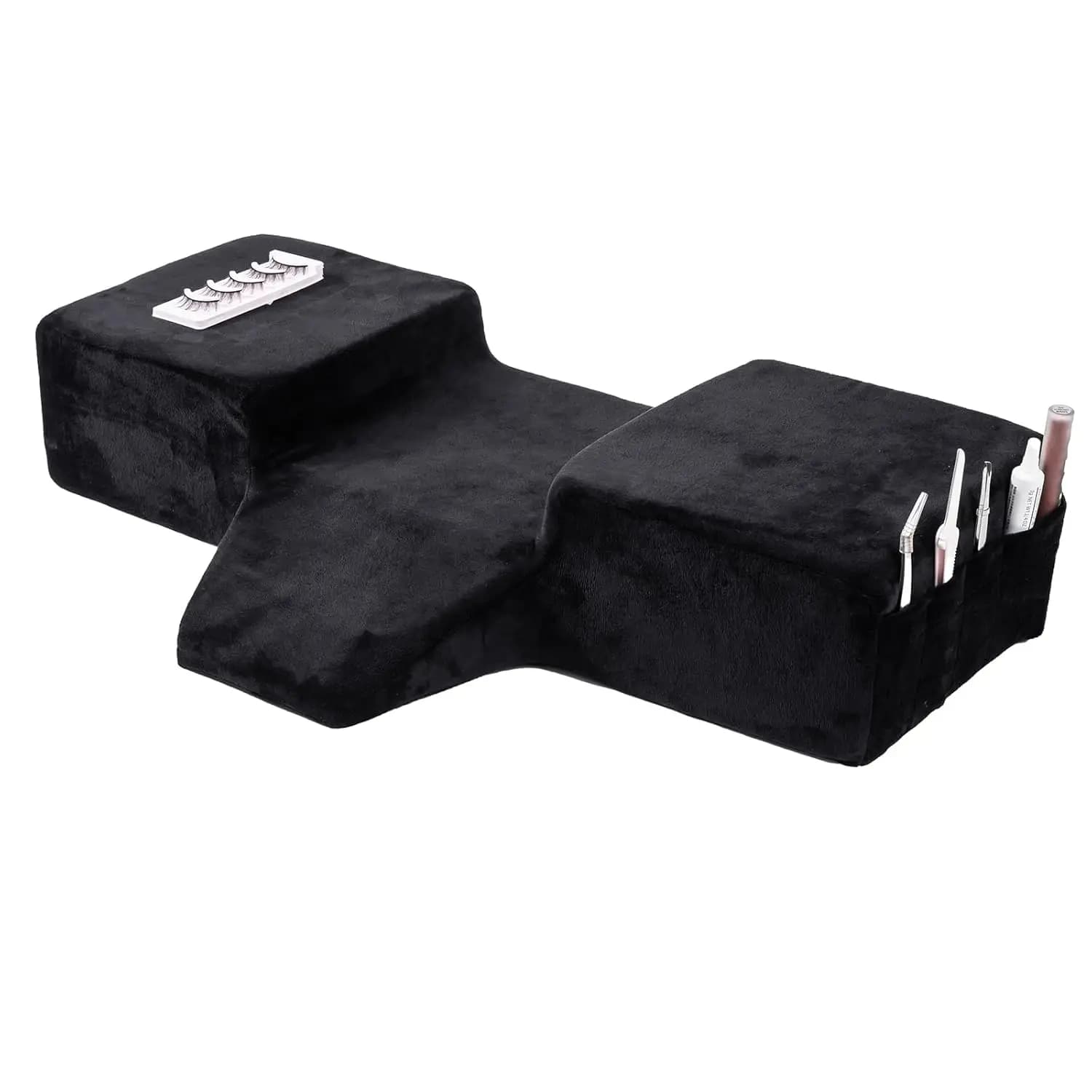 Cuscino per Extension Ciglia in Memory Foam, Curva Ergonomica, Migliora il Comfort Cervicale, Cuscini Morbidi da Salone, Forniture per Extension Ciglia