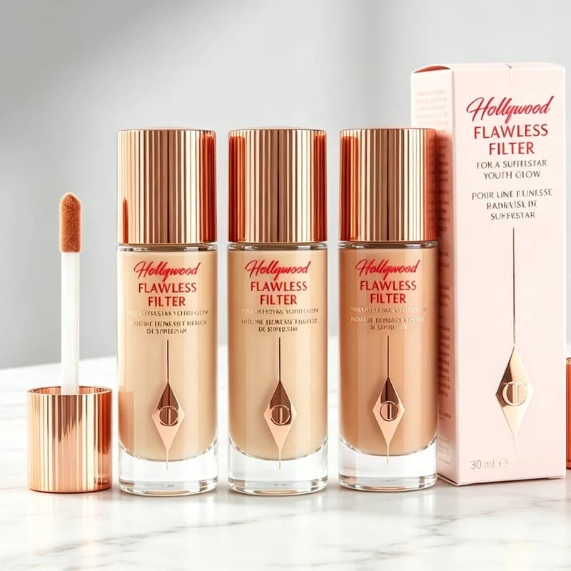 Hot Charlotte Tilbury Starlight Beauty Flawless Filter Foundation Make-up Gloss Liquido Illuminante Cosmetico Pre-Make-up