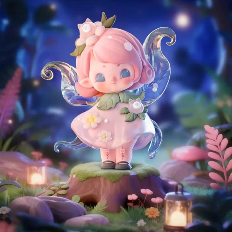 Letsvan Impopo Pix Collezione notturna nascosta Serie Scatola cieca Trend Play Toy Scatola misteriosa Modello carino Ornamento Decorazione Raccogliere
