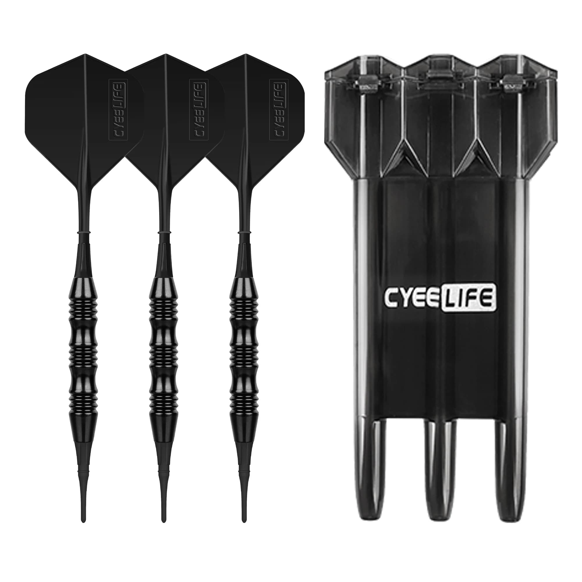 Syeelife 20g freccette con punta morbida Set di freccette con punta in plastica per interni professionali per giochi elettronici di freccette scatola di immagazzinaggio in plastica