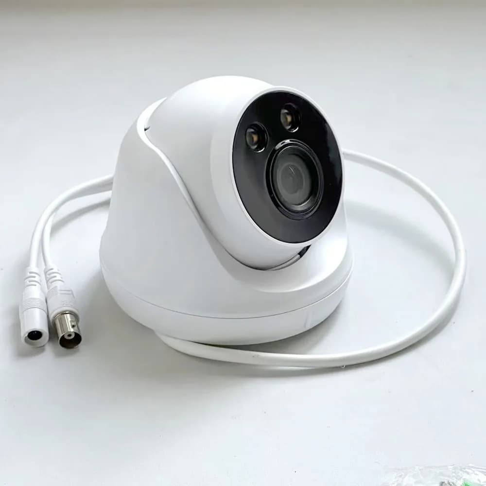 AHD CCTV Camera 1080P 5MP Indoor ColorVu Night Vision 2.8mm Lens Analog Security Dome Camera With OSD Menu