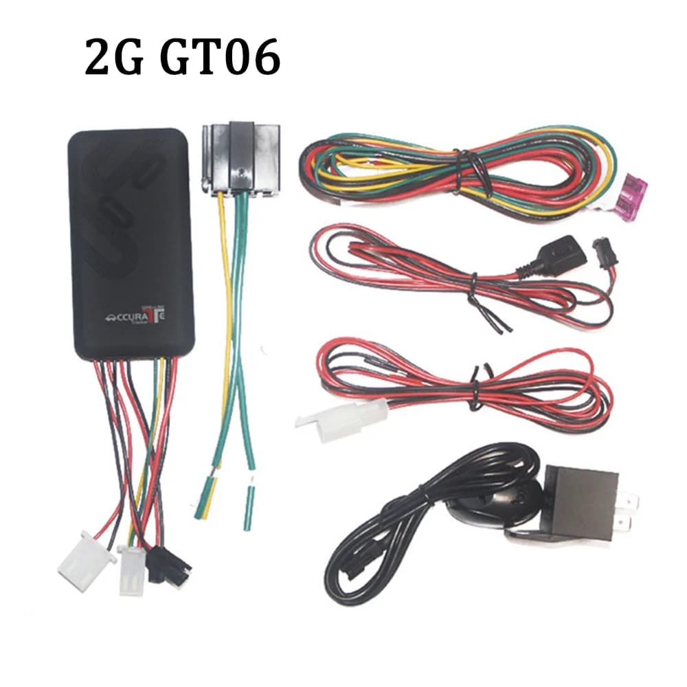 Hot 2G GT06 GPS Tracker Antifurto SMS GSM GPRS Sistema di localizzazione online per auto Monitor Tracker Allarme porta aperta Localizzatore di veicoli SOS