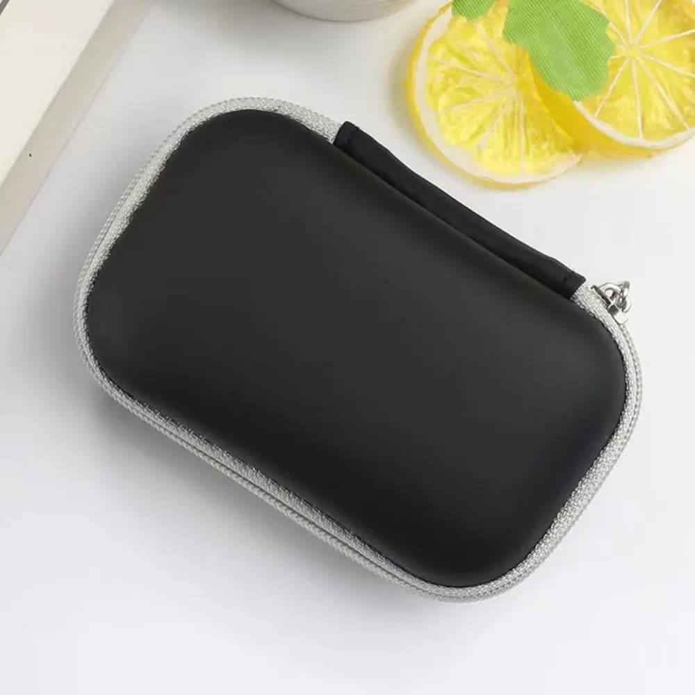 Hard EVA Pulse Oximeter Storage Bag Zipper Carrying Case Fingertip Pulse Oximeter Bag Strong Space Portable