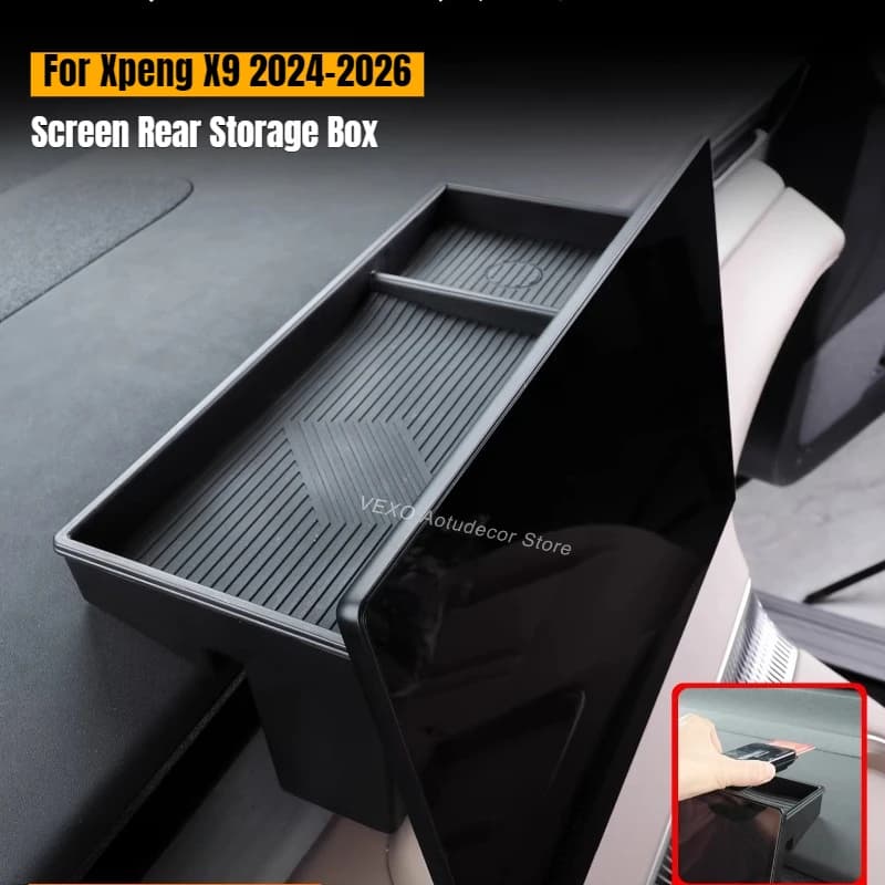 Per Xpeng X9 2025 2026: Schermo Console Centrale, Vano Portaoggetti Posteriore, Organizer per Cruscotto Posteriore, Vassoio, Bracciolo, Supporto Telefono, Accessori