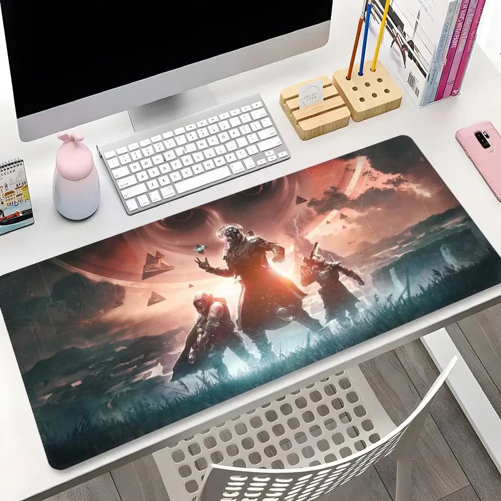 Destiny 2 The Final Shape tappetino per Mouse perlescente Gaming Locking Edge Big Computer Gamer tappetino per Mouse in gomma di grandi dimensioni tappetino da scrivania per Laptop